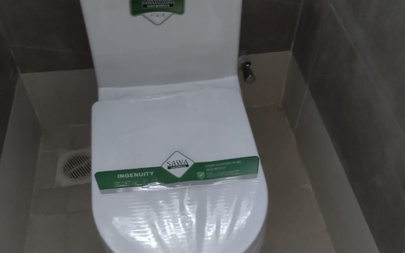One Body Toilet Installation